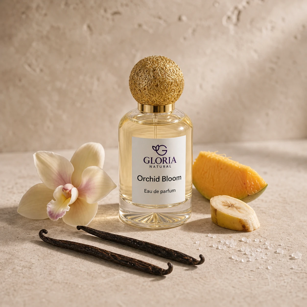 Orchid Bloom eau de parfum with orchid, mango, banana, and vanilla